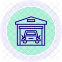 Garage Line Icon Icon