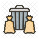 Trash Bin Recycle Icon