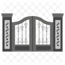 Garden Gate Main Entrance Fence Icon