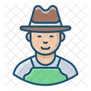 Gardener Farmer Caretaker Icon