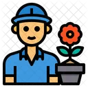 Gardener Flower Avatar アイコン