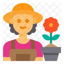 Gardener Flower Avatar アイコン