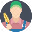 Gardener Farmer Caretaker Icon