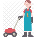 Gardener Lawnmower Grass アイコン