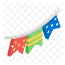 Buntings Pennants Party Flags Icon