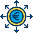 Euro Gastar Investir Ícone