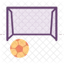 Gate and soccer ball  Icon