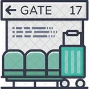 Gate Terminal Terminal Airport アイコン