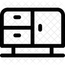 Gaveta Moveis Domestico Ícone