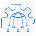 ギア、設定、地球儀 アイコン