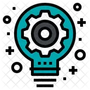 Gear Lightbulb Development Icon