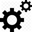 設定、ギア、環境設定 アイコン