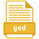 Ged Datei Formate Symbol