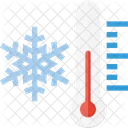 Gefrieren Temperatur Schnee Symbol