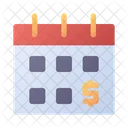 Gehaltsdatum Gehalt Kalender Symbol