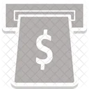 Bargeldabhebung Geldautomatenabhebung Dollar Symbol