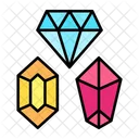 Diamond Virtual Round Diamond 아이콘