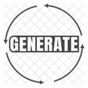 Generate Process Ai Generation Generate アイコン