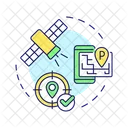 Tracking Geofence Monitoring Icon