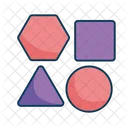 Geometrical Shapes Drawing Shapes Geometrical Figures Icon