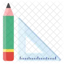 Geometry Tools Protector Ruler Icon