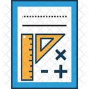 Geometry Work Drawing Work Drawing Sheet Icon