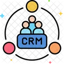 Gestao De Relacionamento Com O Cliente CRM Cliente Ícone