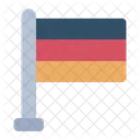 German Flag Nation Icon