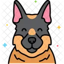 German Shepherd dog  Icon