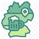 Germany Alcoholic Map Icon