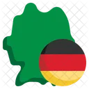 Germany Flag Maps And Location Cultures Icon