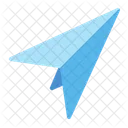 Gesendet Flugzeug Schnittstelle Symbol