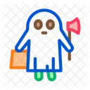 Halloween Ghost Celebration Icon