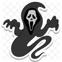 Ghost Demon Mouth Halloween Icon