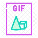 Gif Archivo Formato Icono