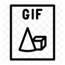 Gif File Format Icon