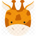 Giraffe Animal Face Animal Head Icon