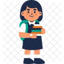 Girl Student Icon