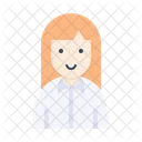 Girl Student  Icon