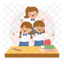 Girl Student Girl Education Icon