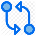 Git Compare Essential Icon