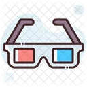 Glasses Eyewear 3 D Glasses Icon