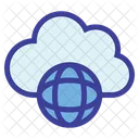 Global Cloud Internet Icon