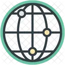 Global Network Planet Icon