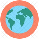 Global Network Planet Icon