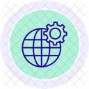 Global Configuration Line Icon Icon