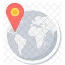 Global Location  Icon