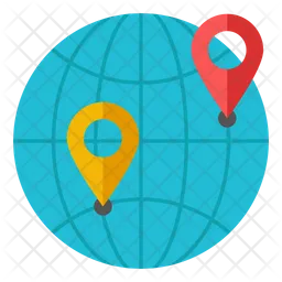 Global Location  Icon