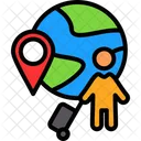 Global Location  Icon