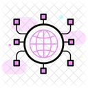 Global Network Global Connections Internet Icon